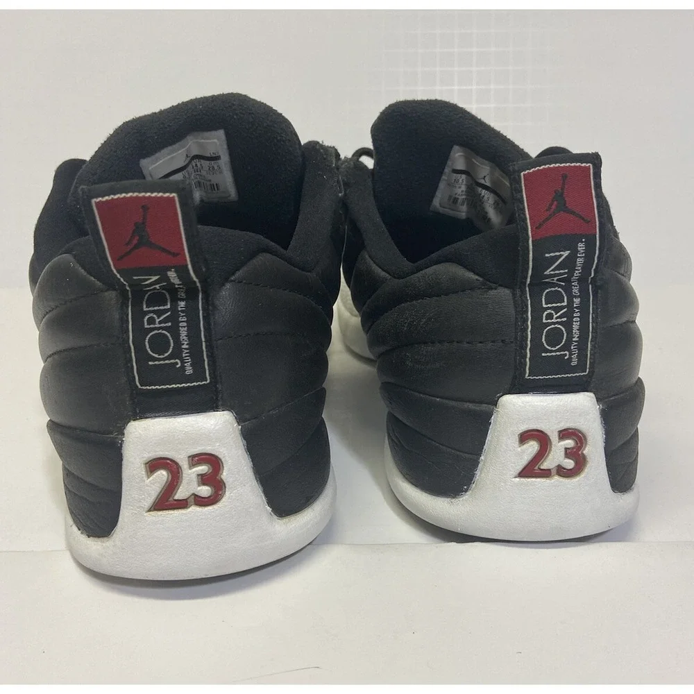Nike AIR JORDAN‎ 12 XII Retro Low Playoffs Shoes Men Size 10.5 2017 Black
